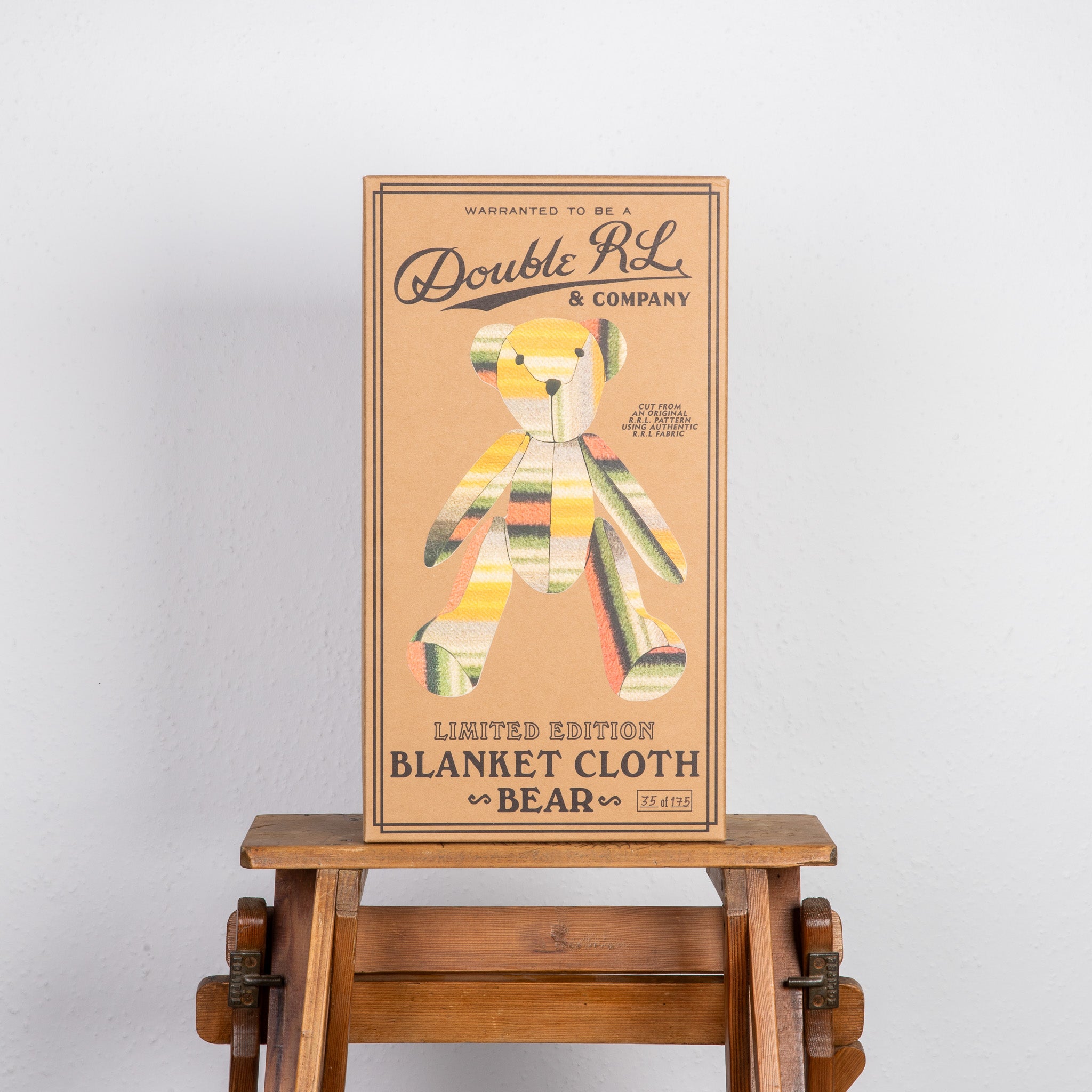 RRL Evanston Blanket Cloth Bear Limited Edition