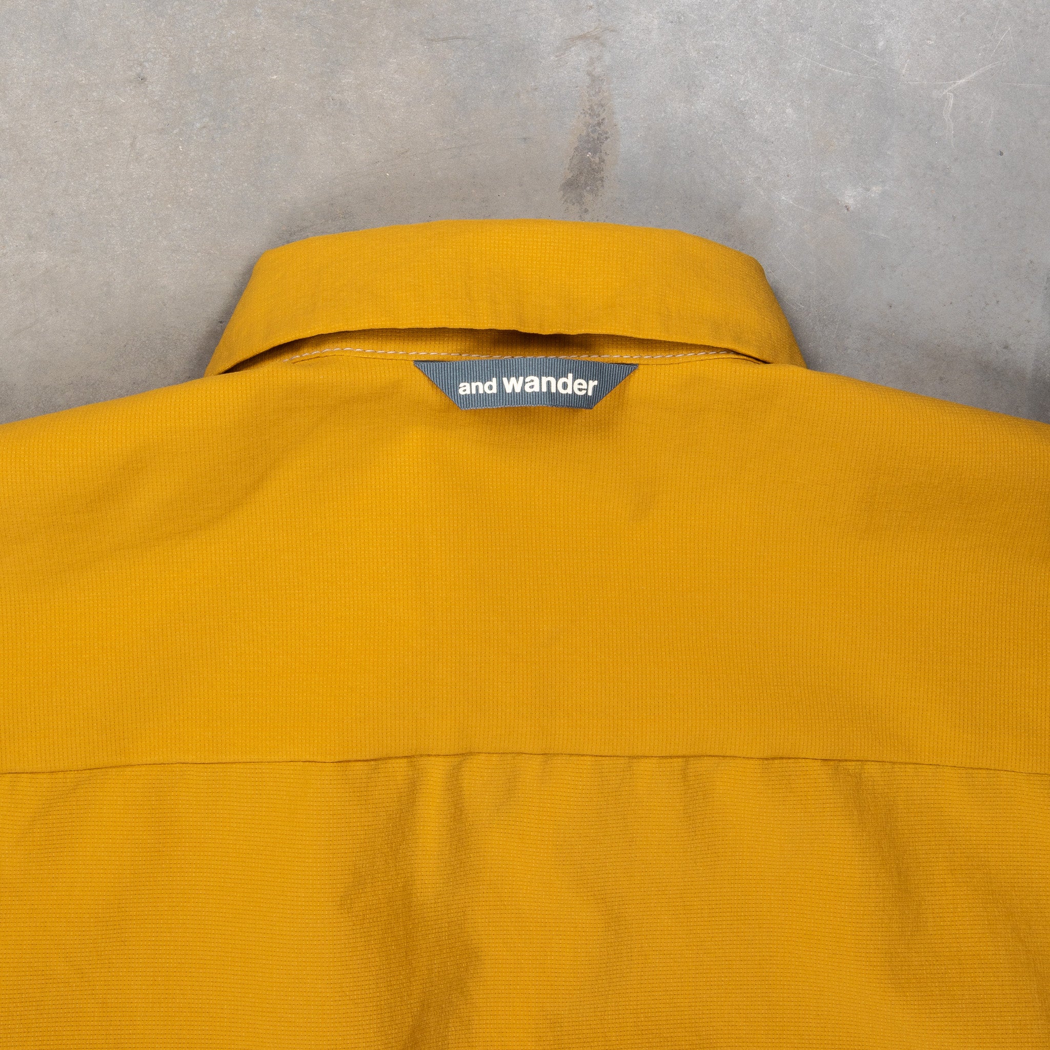 And Wander Dry Breathable LS Shirt Yellow