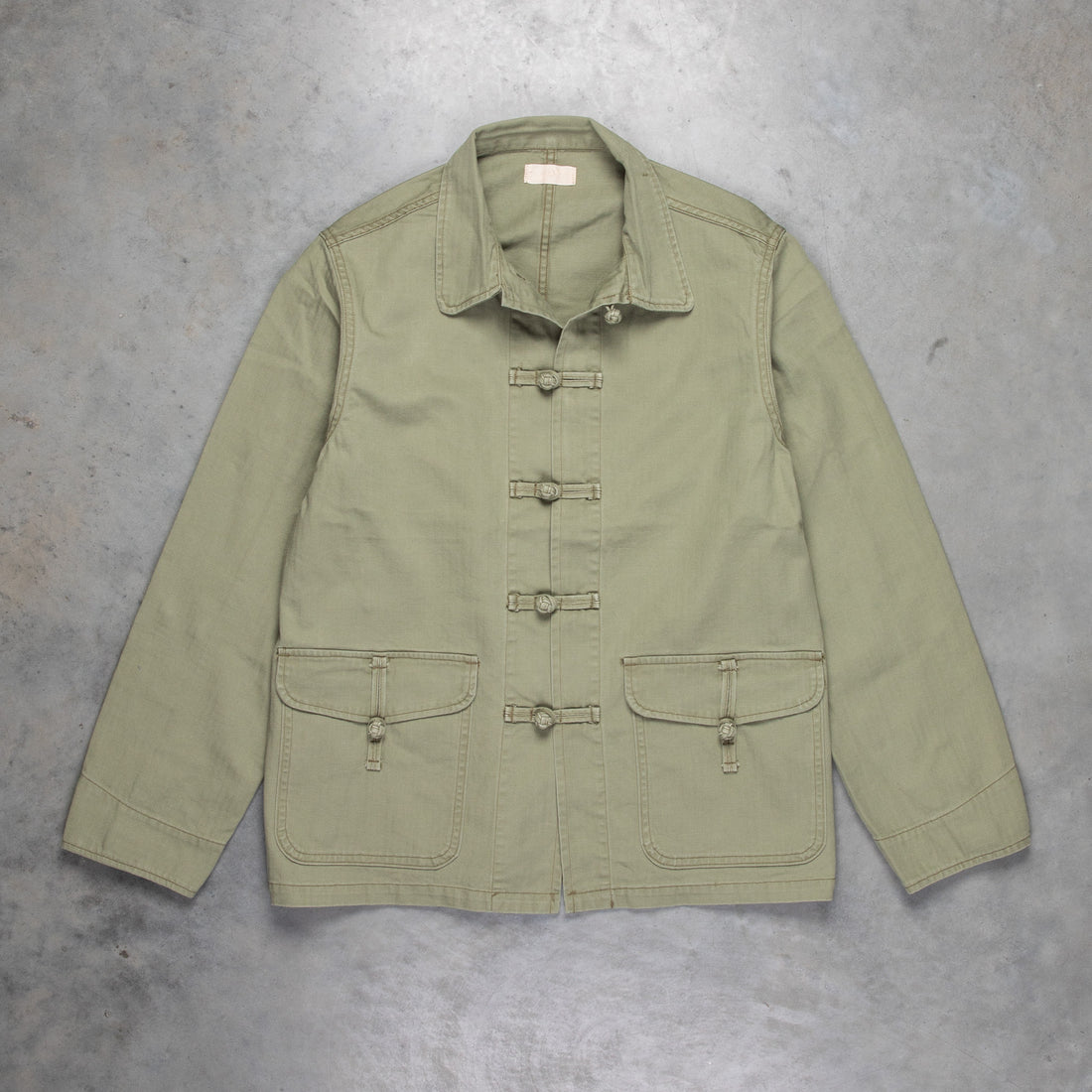 Maru Sankaku Peke 〇 △ ×  4019 Kung-Fu Jacket Army Green