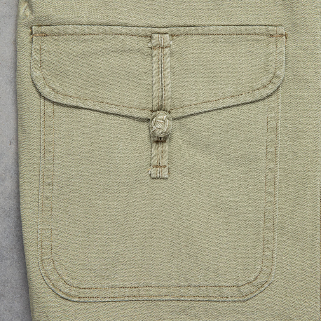 Maru Sankaku Peke 〇 △ ×  4019 Kung-Fu Jacket Army Green
