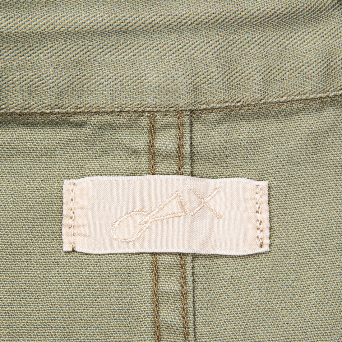 Maru Sankaku Peke 〇 △ ×  4019 Kung-Fu Jacket Army Green
