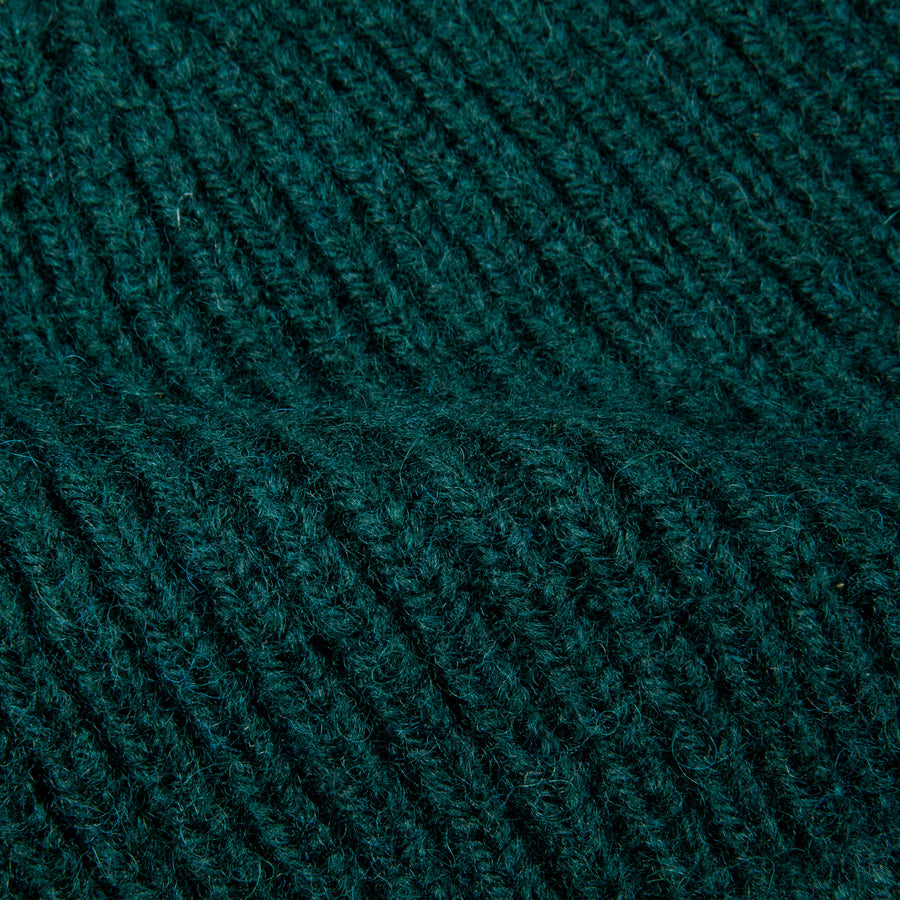 And Wander Shetland Wool Cap Green