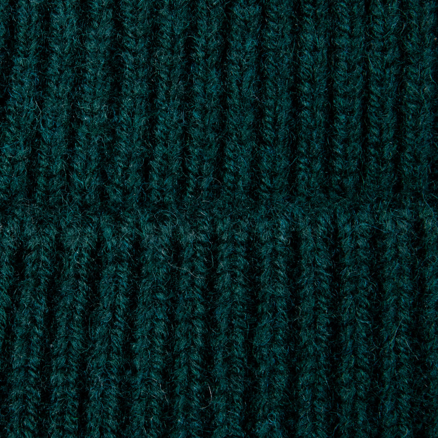 And Wander Shetland Wool Cap Green