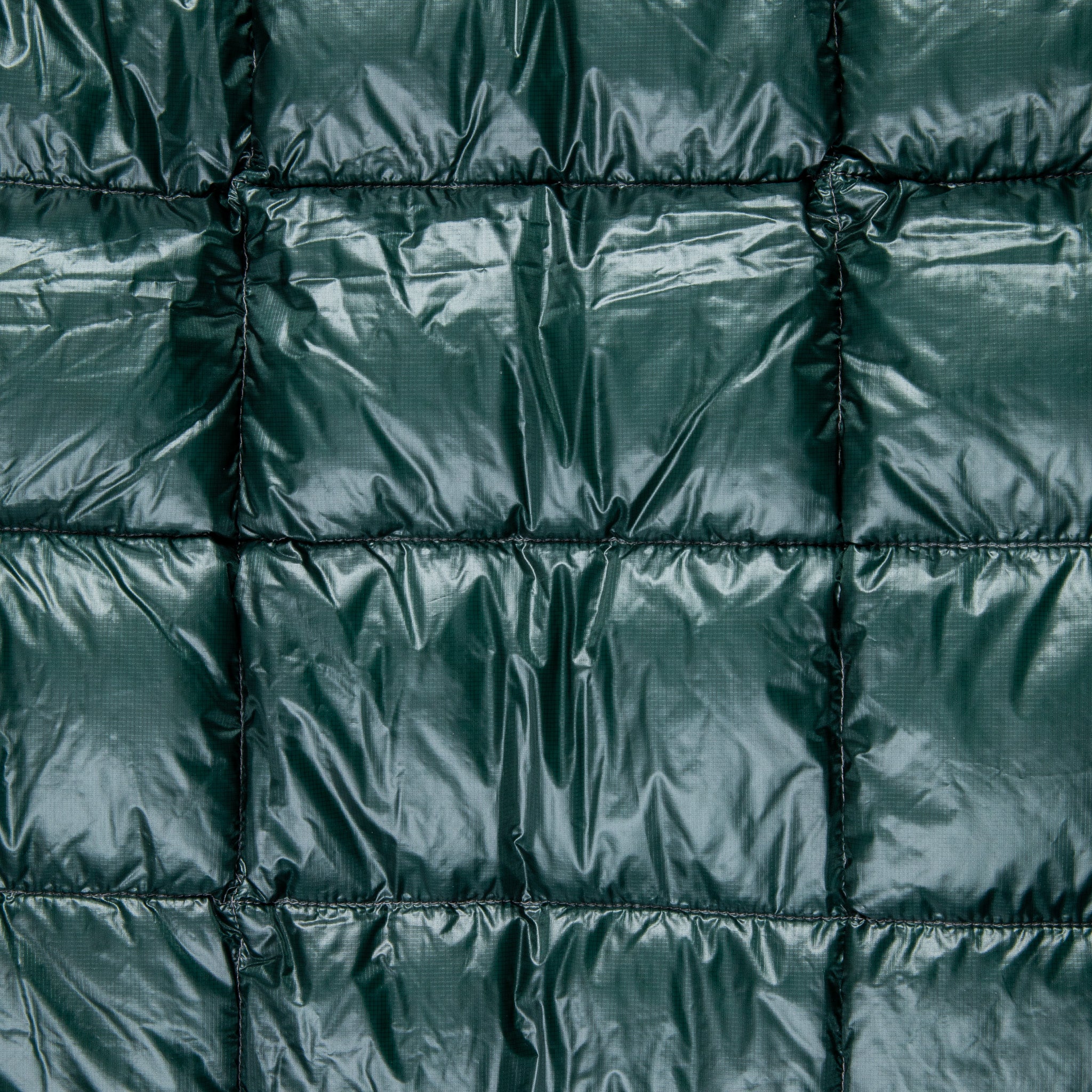 And Wander Diamond Stitch Down Vest Green