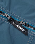 And Wander Pertex Wind Jacket Dark Blue