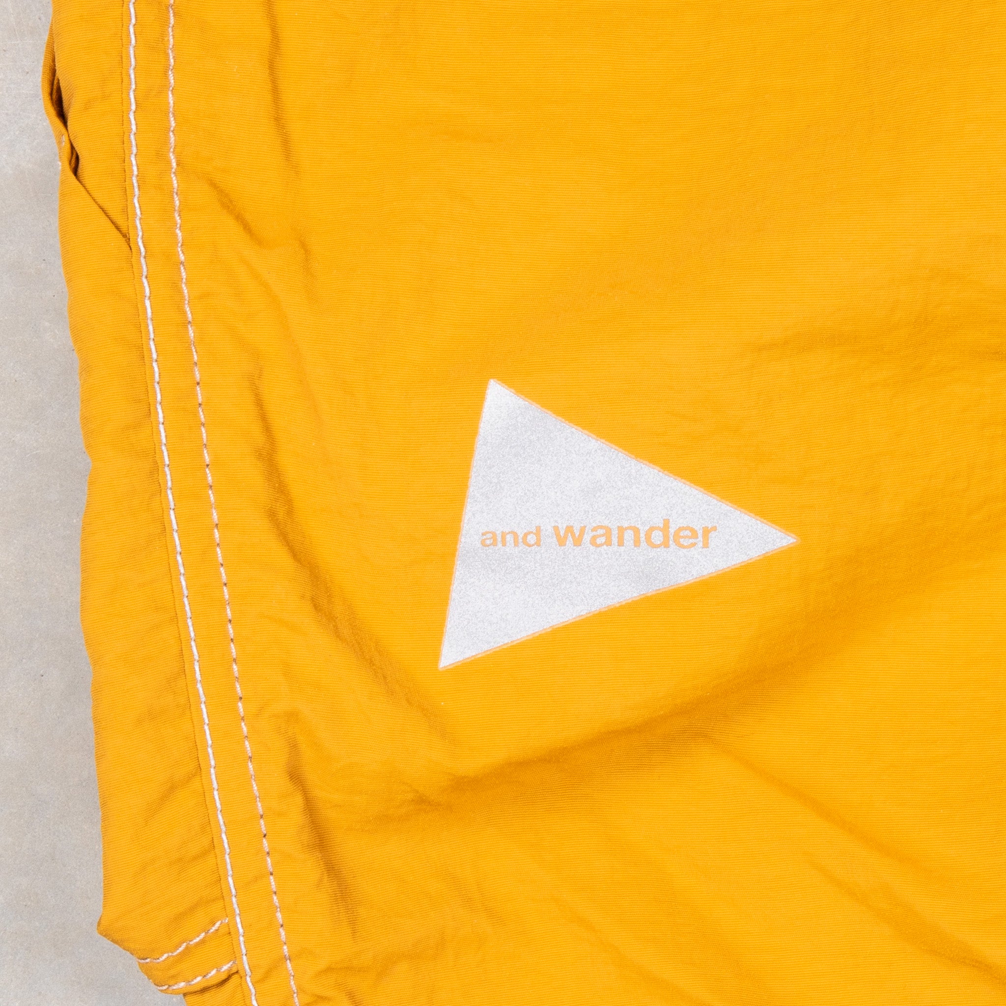 And Wander NY Taffeta 2-Way Pants Yellow