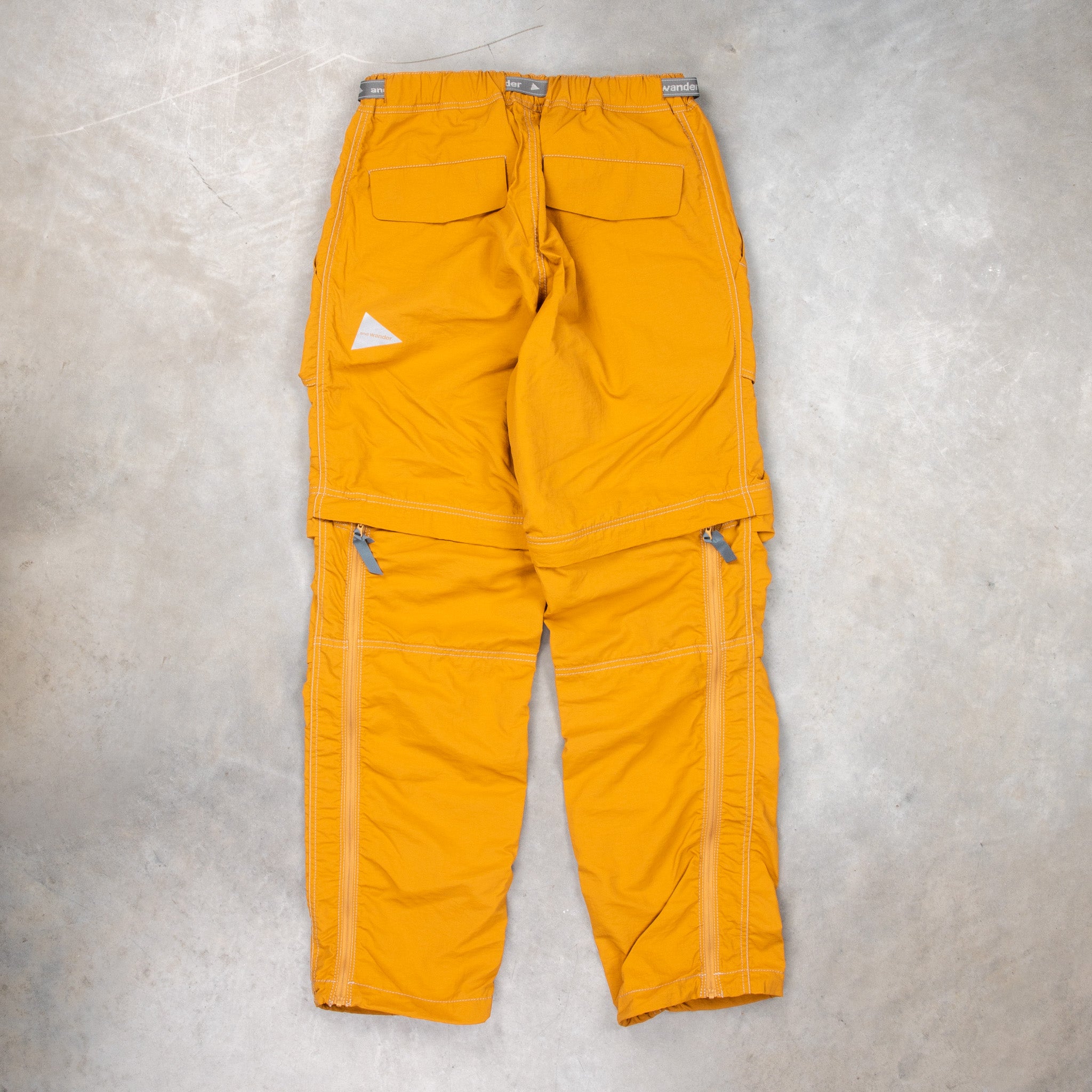 And Wander NY Taffeta 2-Way Pants Yellow