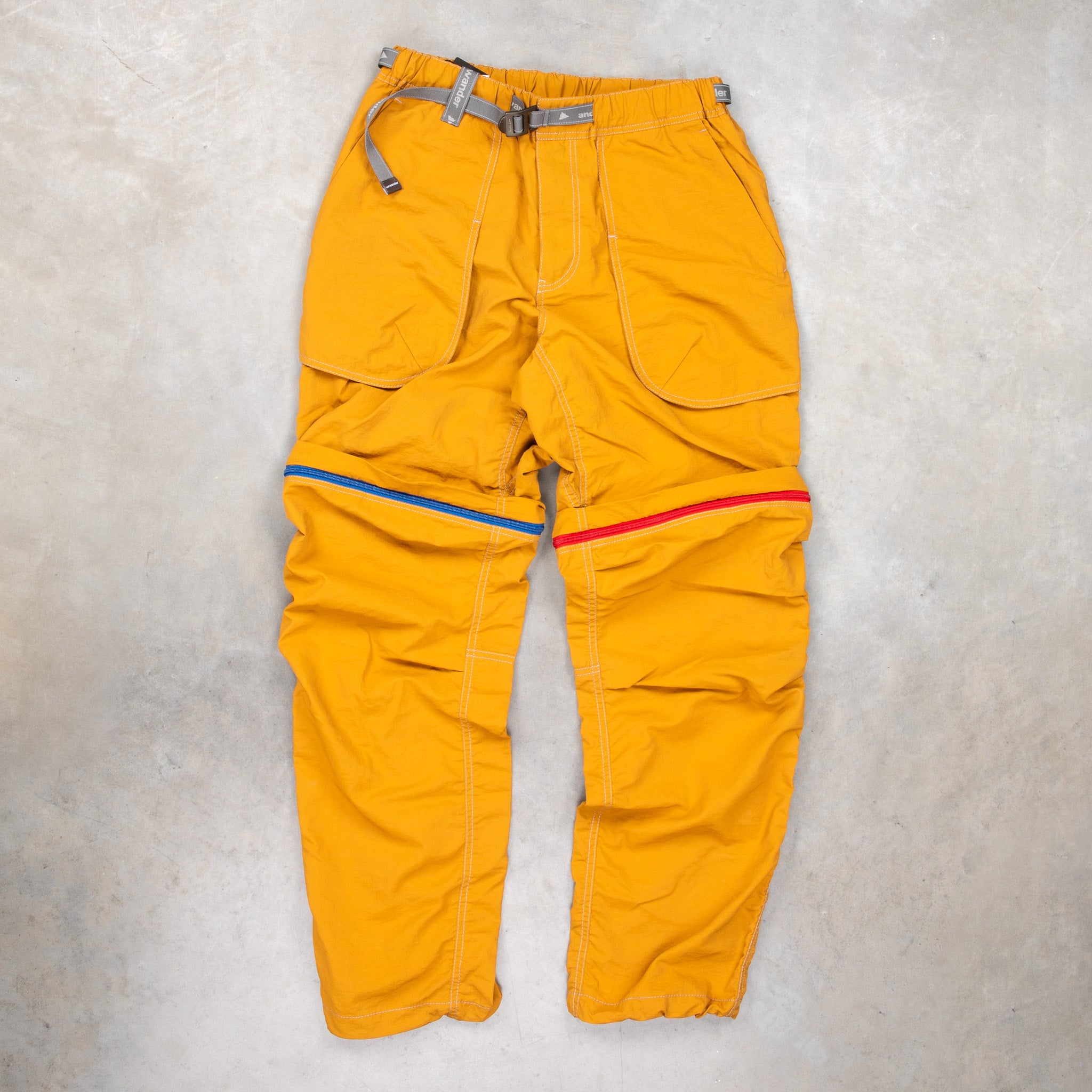 And Wander NY Taffeta 2-Way Pants Yellow