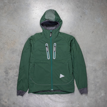 And Wander Alpha Air Jacket Green