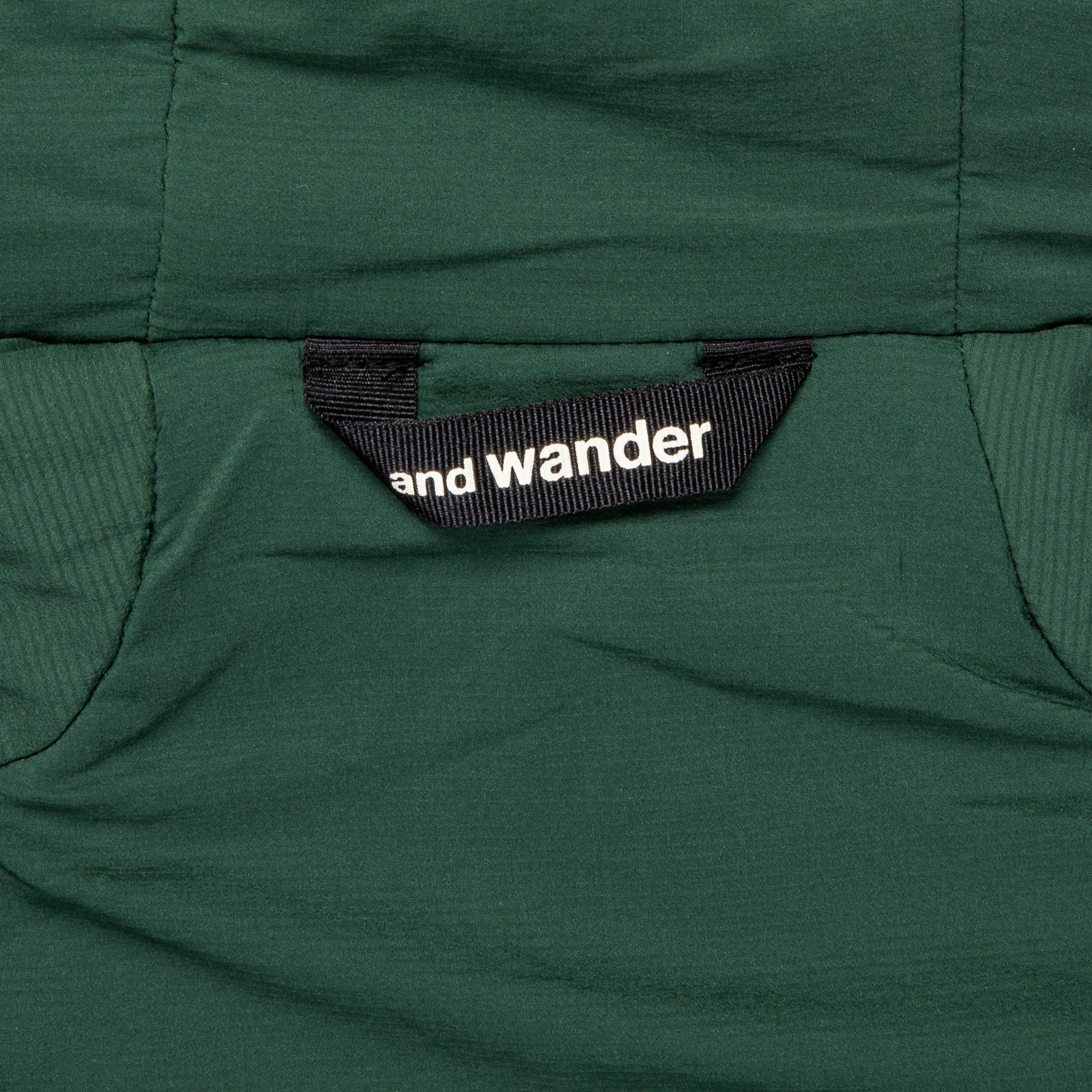 And Wander Alpha Air Jacket Green