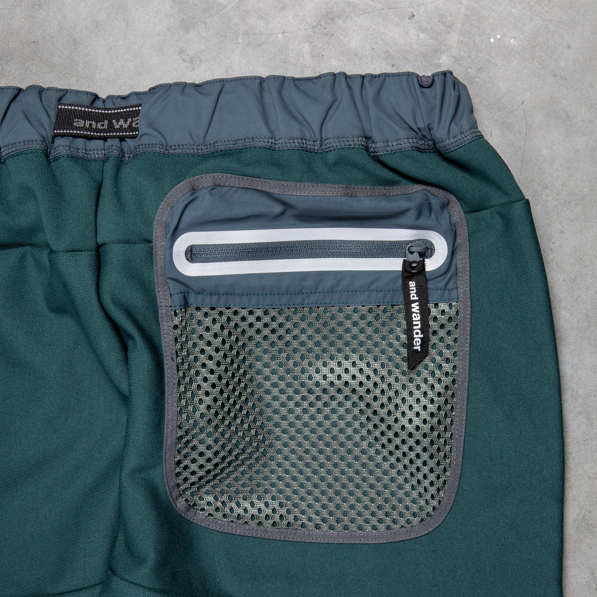 And Wander Light Fleece Pants Green
