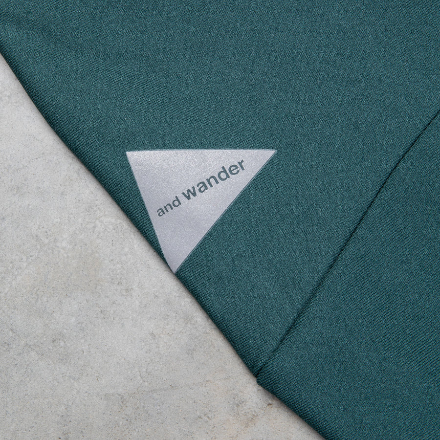 And Wander Light Fleece Pants Green
