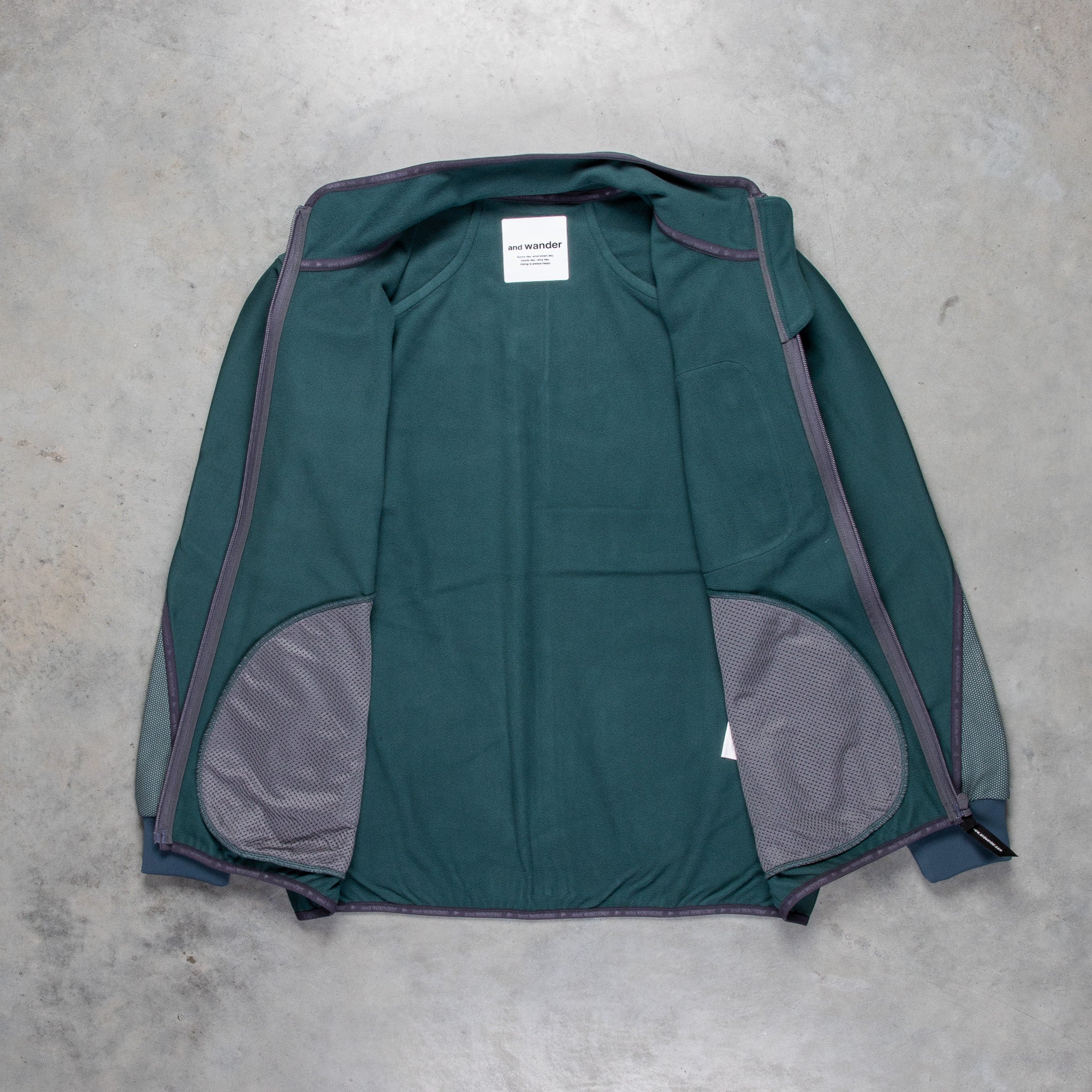And Wander Light Fleece Jacket Green – Frans Boone Store