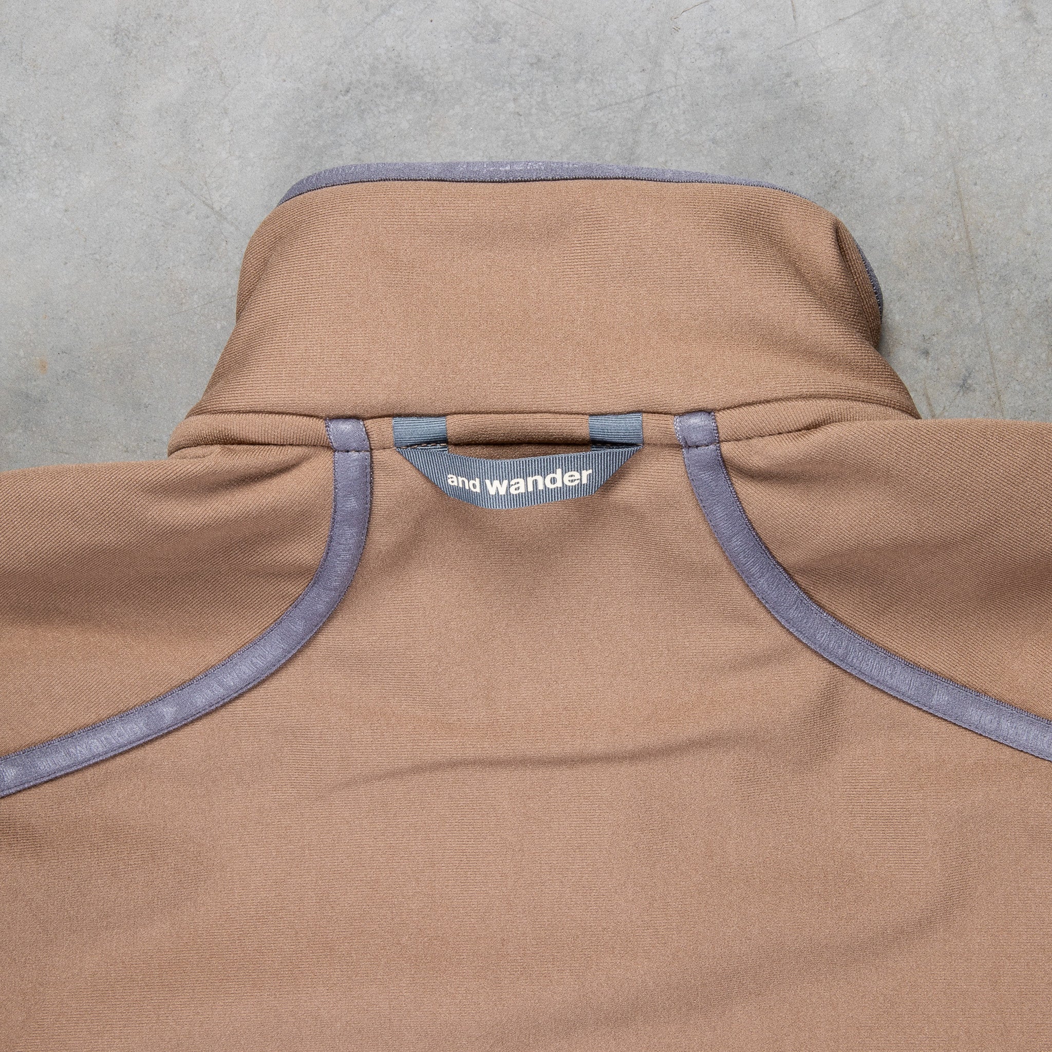 And Wander Light Fleece Jacket Beige