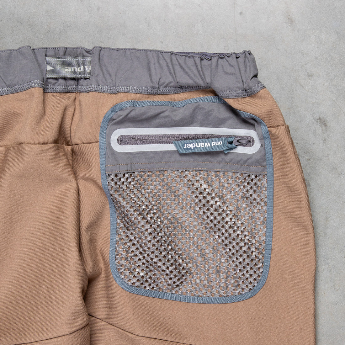 And Wander Light Fleece Pants Beige
