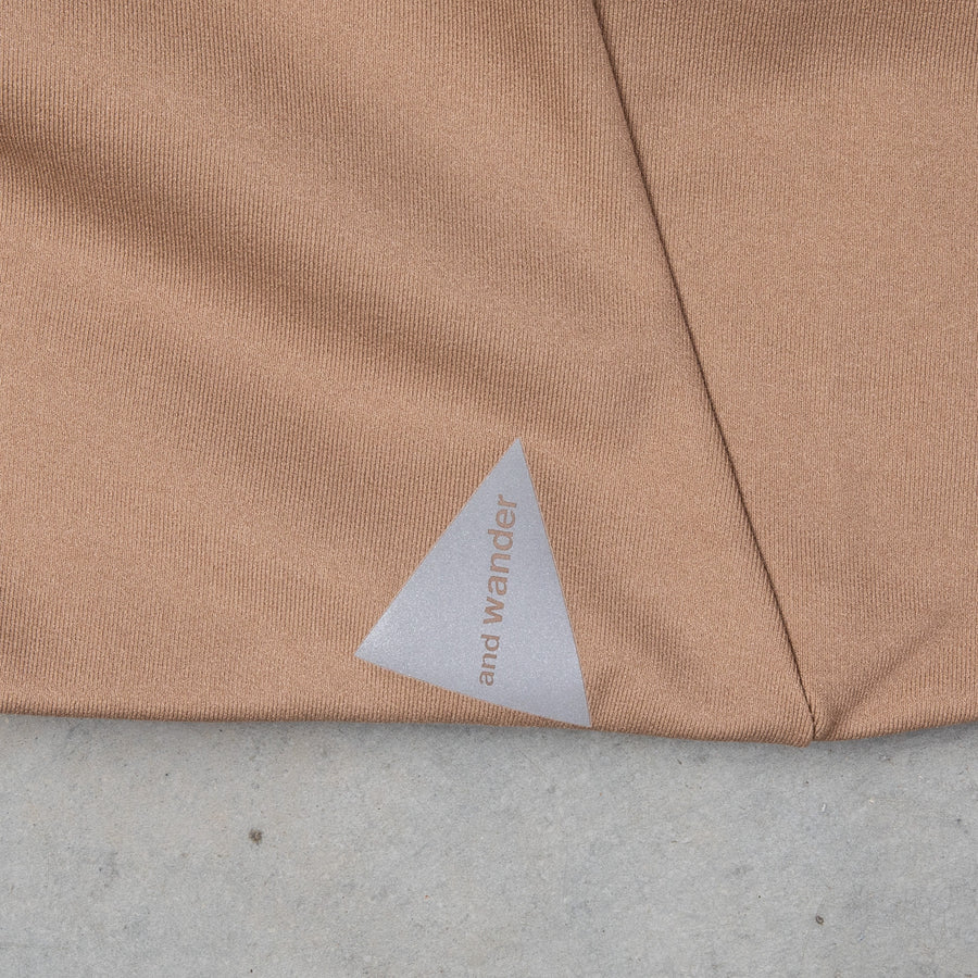 And Wander Light Fleece Pants Beige