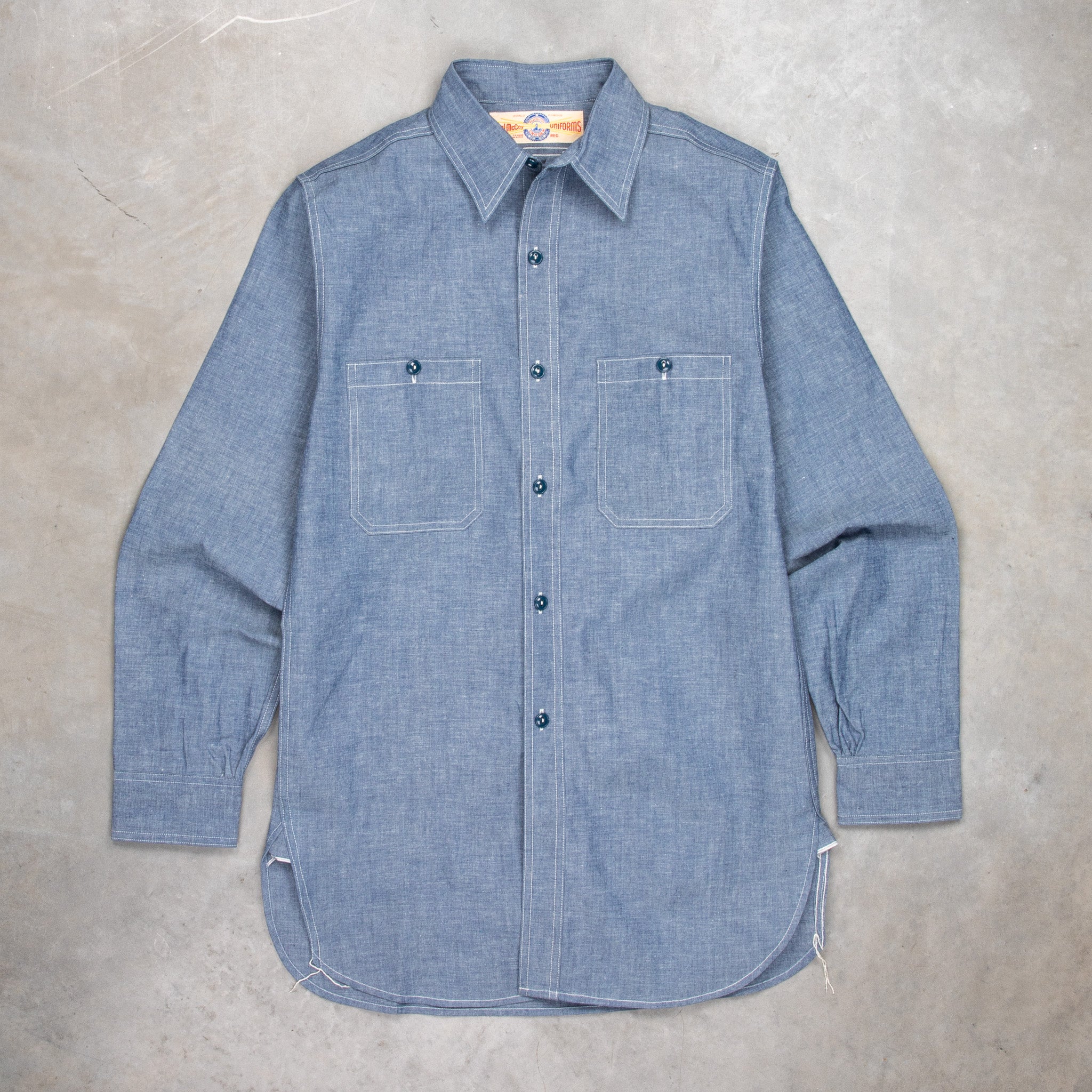 The Real McCoy&#39;s US Navy Shirt Chambray