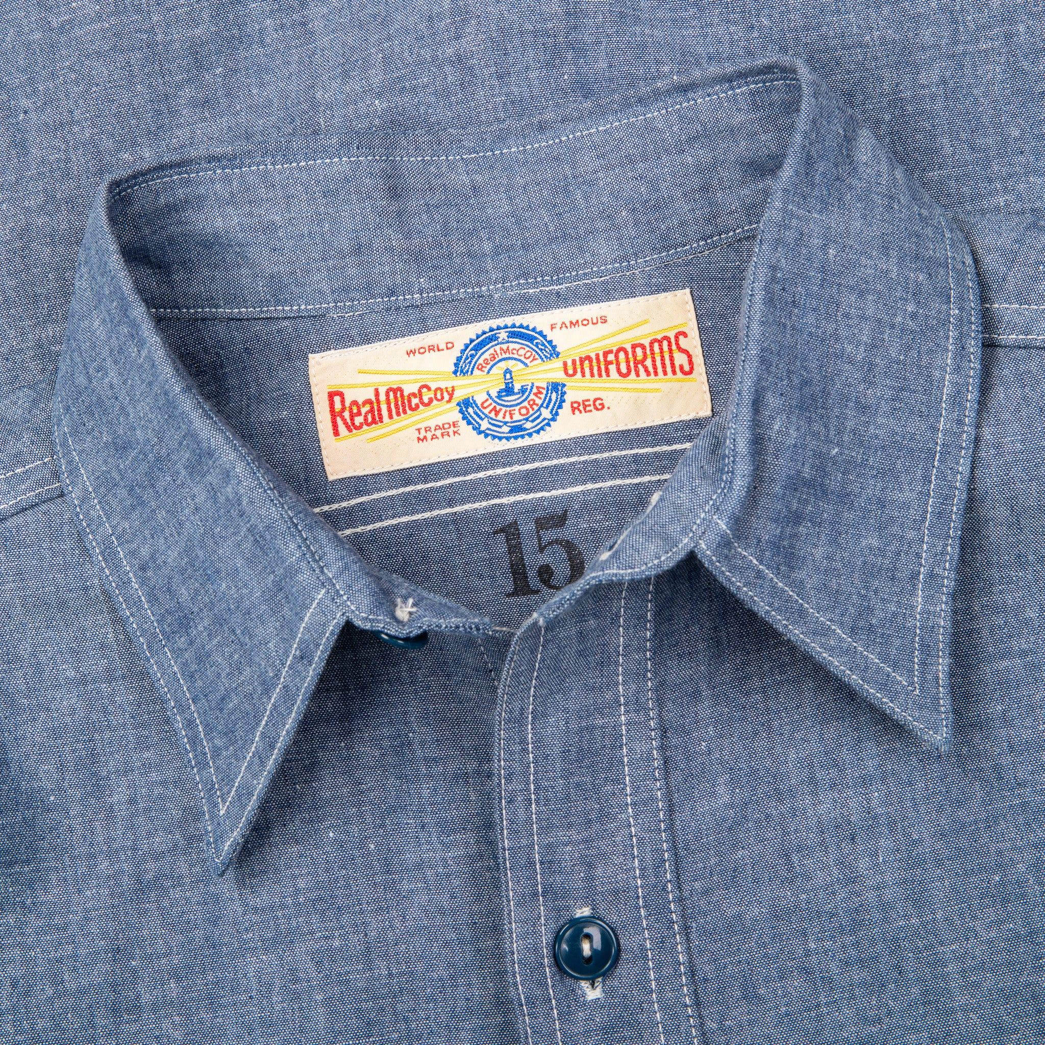 The Real McCoy&#39;s US Navy Shirt Chambray