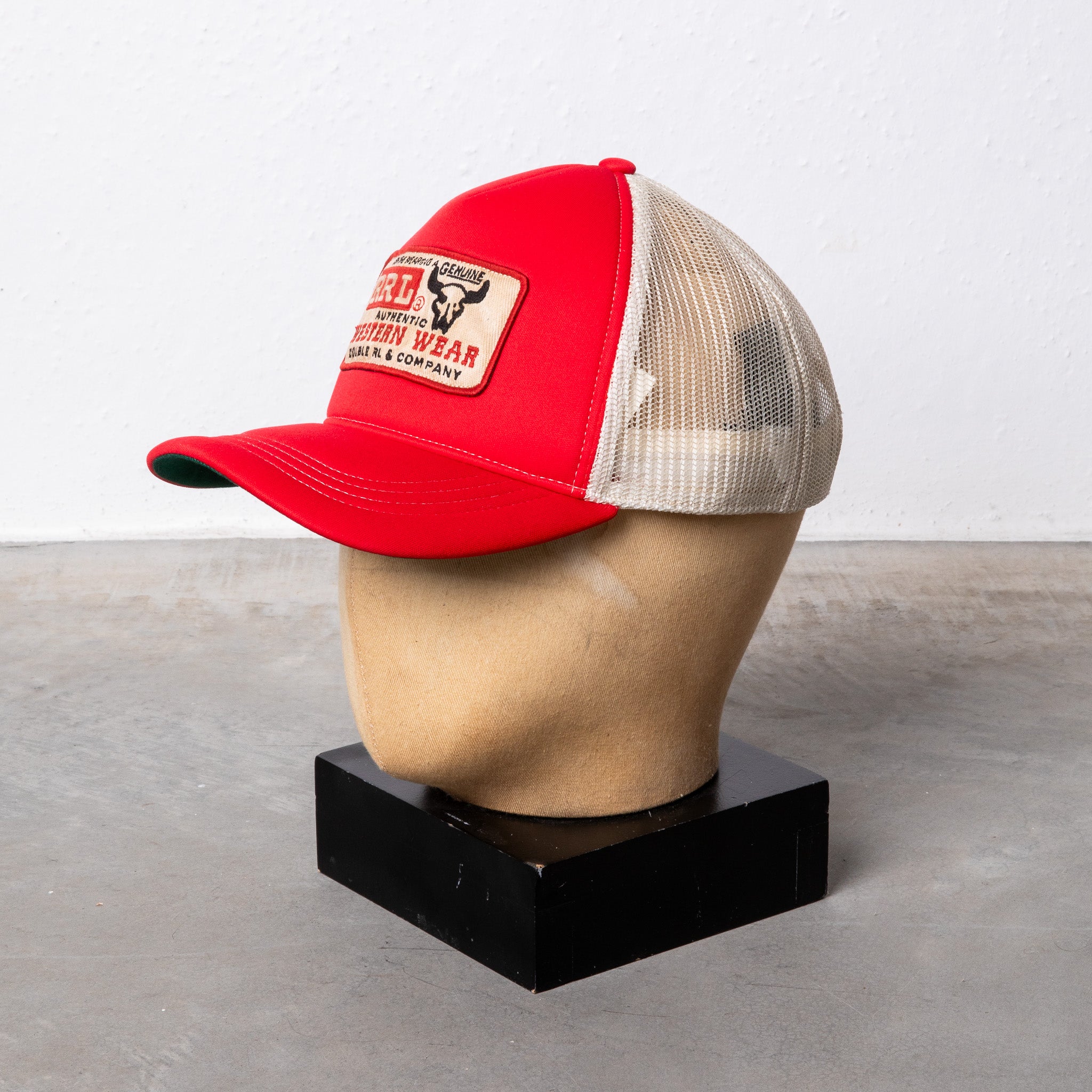 RRL Foam Trucker Cap Red