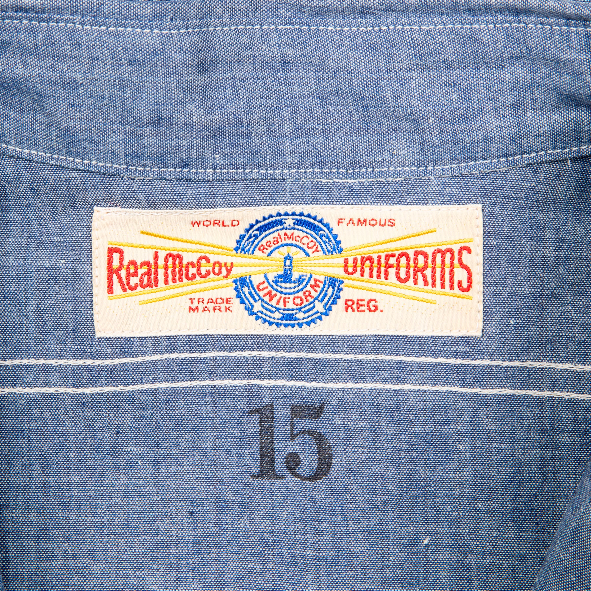 The Real McCoy&#39;s US Navy Shirt Chambray