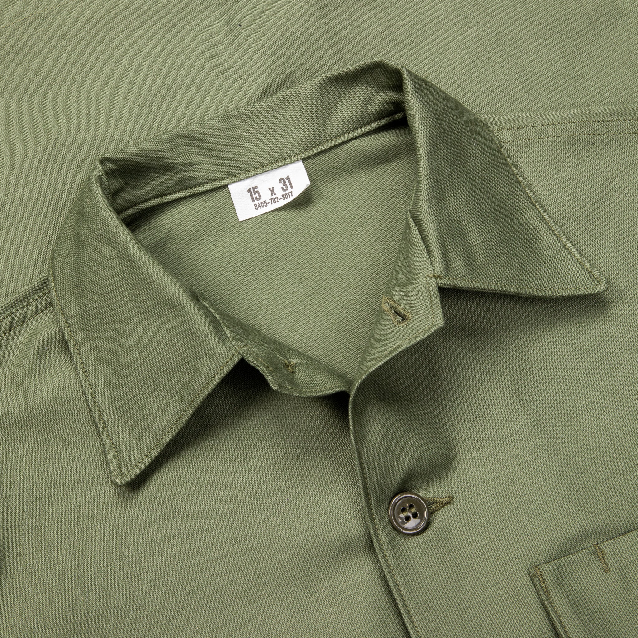 The Real McCoy&#39;s Sateen Cotton Shirt OG 107