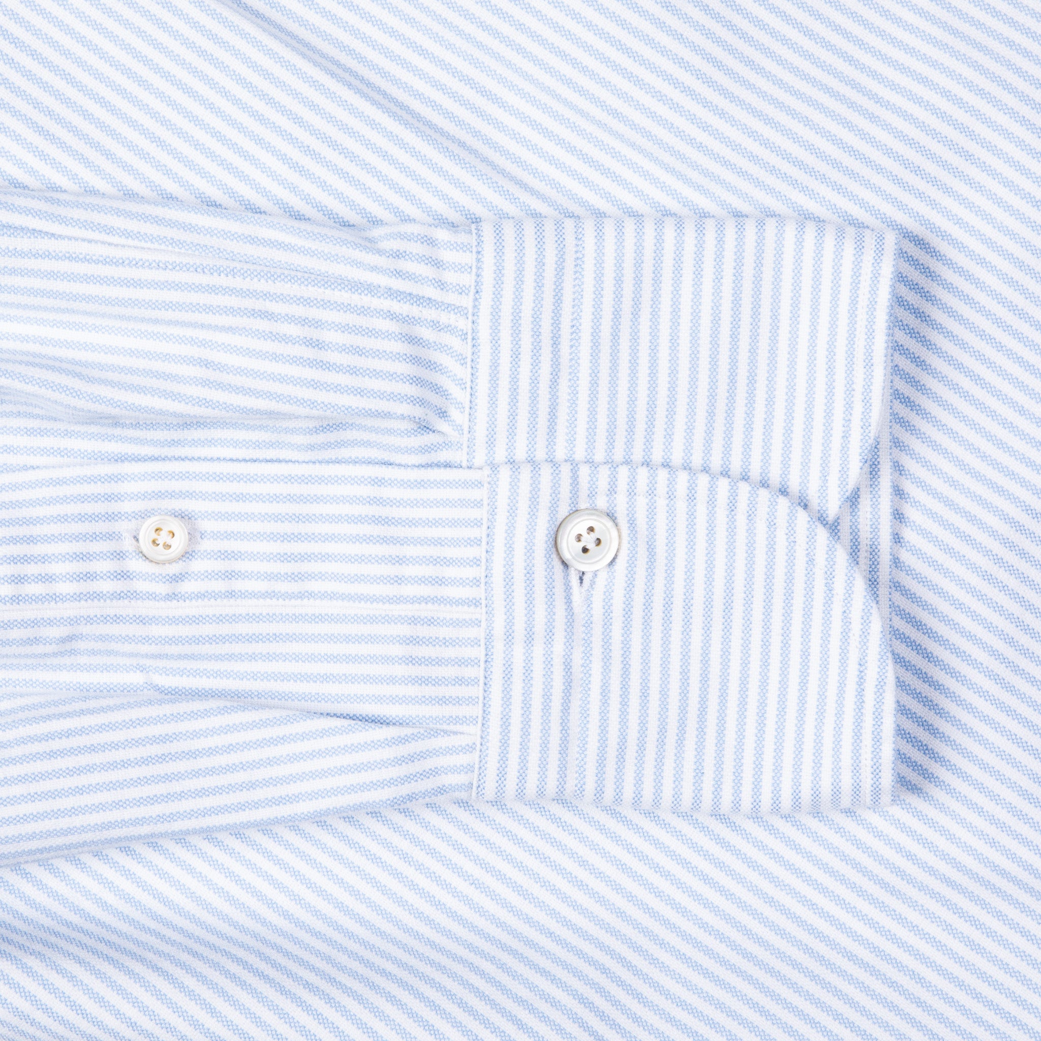 Finamore x Frans Boone Ivy Shirt Oxford Stripe Light Blue