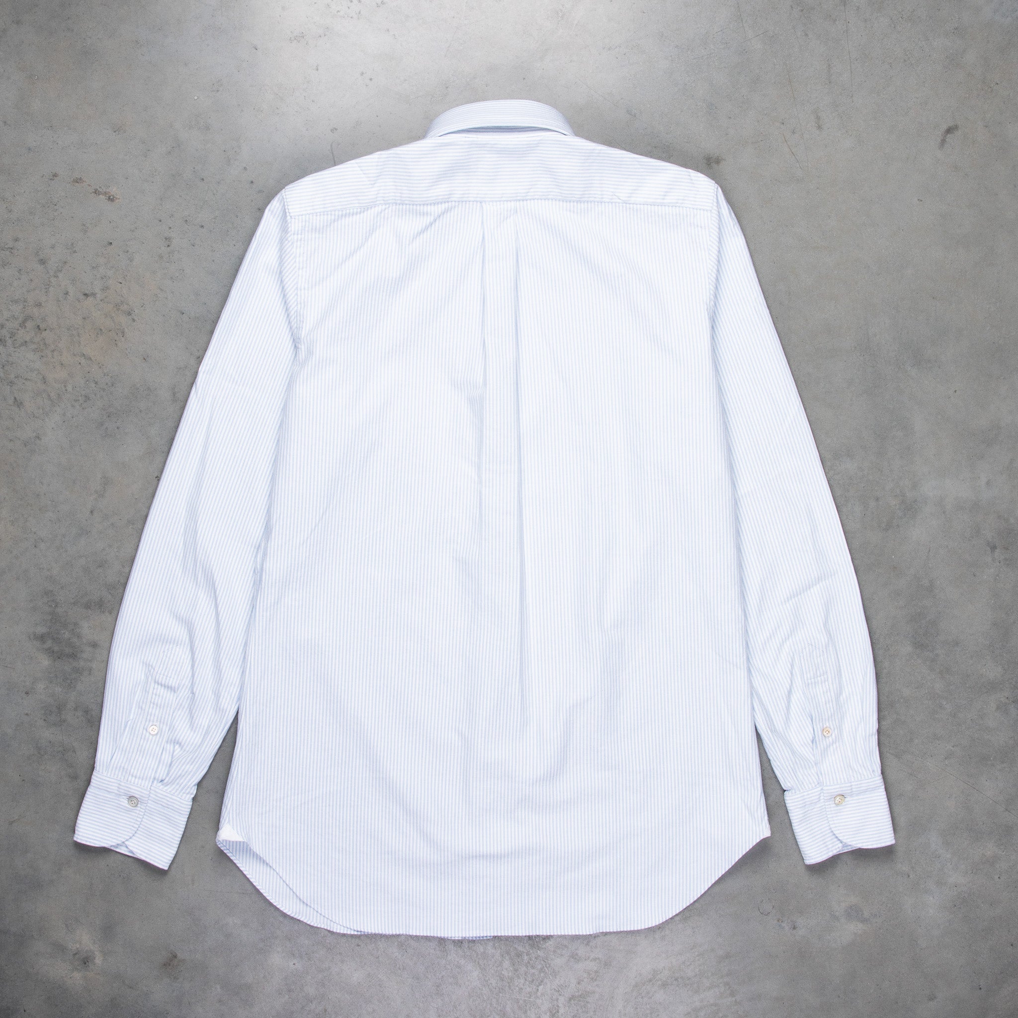 Finamore x Frans Boone Ivy Shirt Oxford Stripe Light Blue