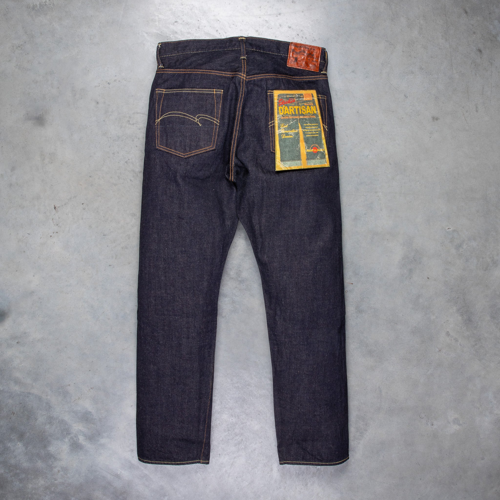 Studio D&#39;Artisan SD 909-G3 High Rise Tapered Fit jeans one wash
