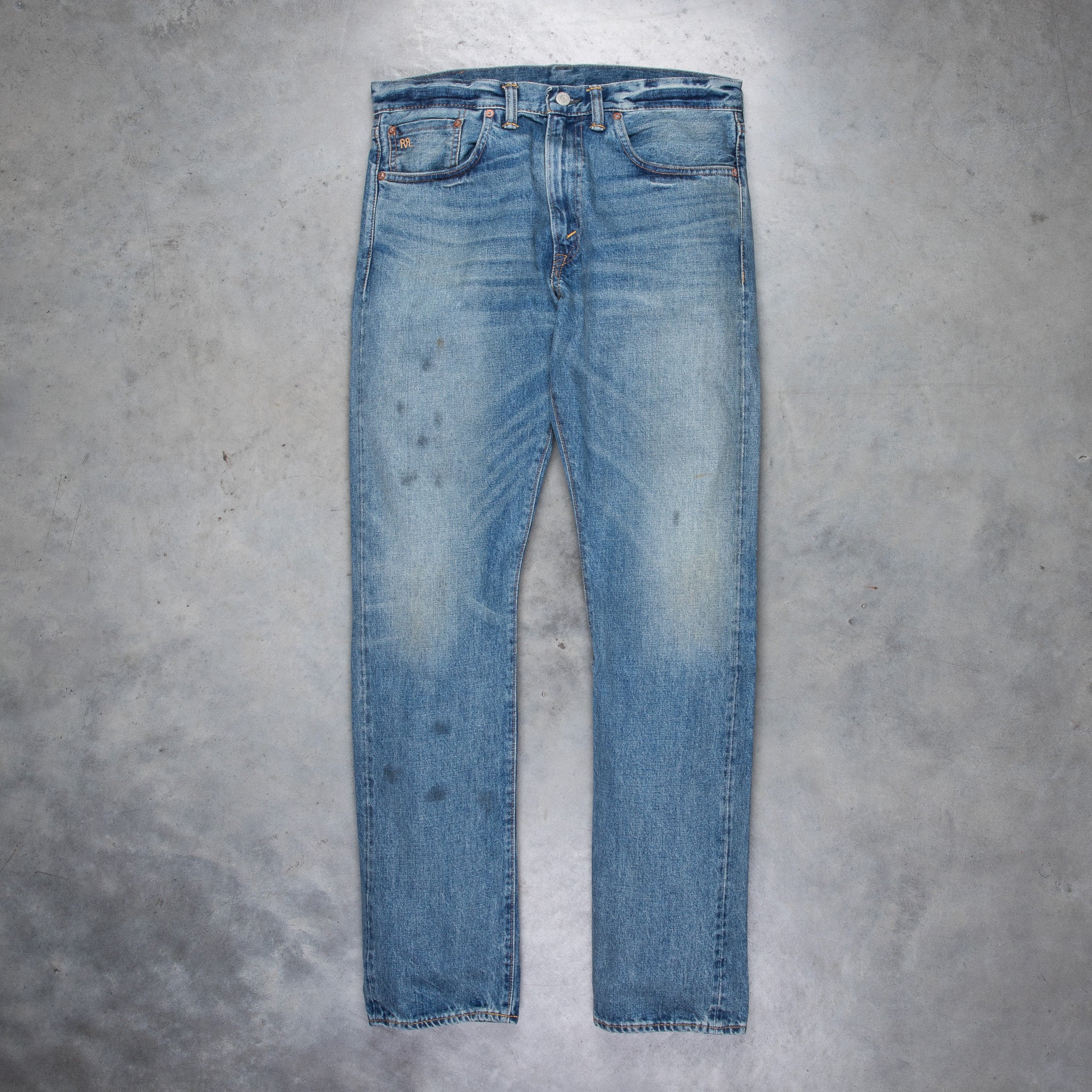 RRL High Slim Jeans Calloway Wash