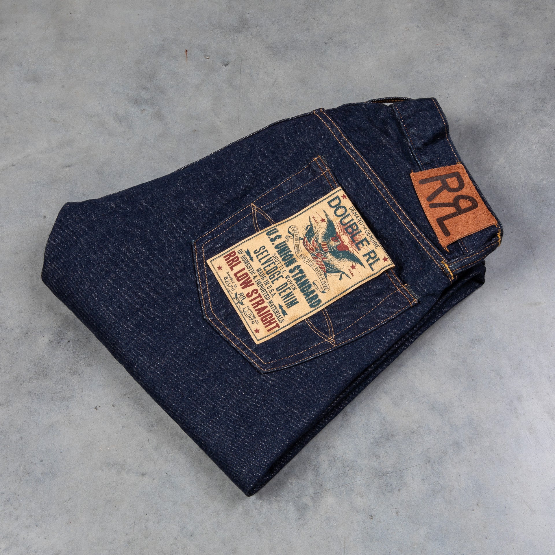 RRL Low Straight Once Washed – Frans Boone Store 