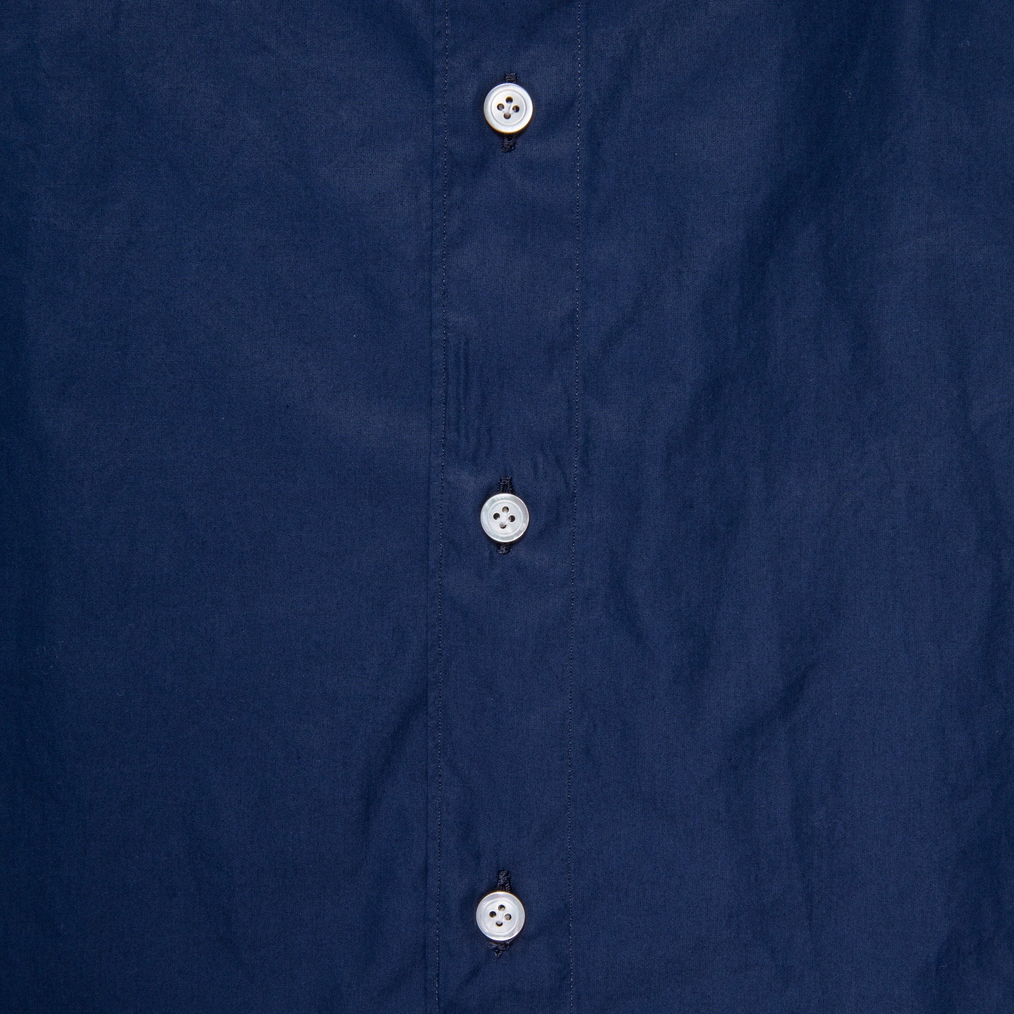 Finamore Tokyo Shirt Sergio Collar Poplin navy