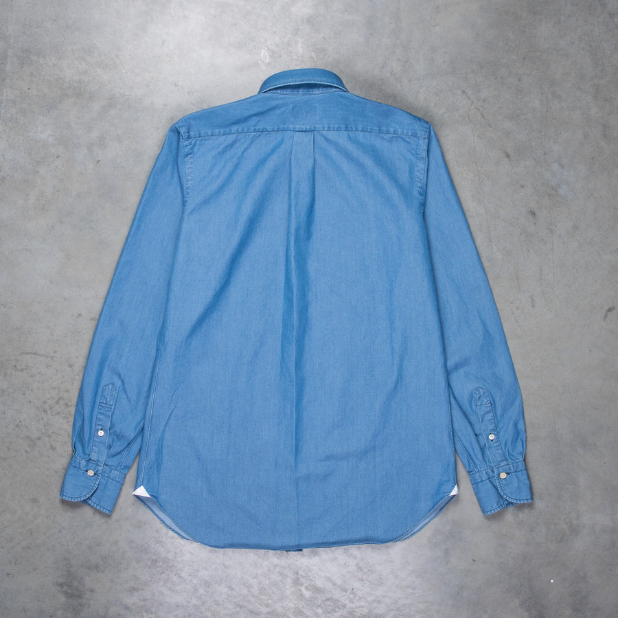 Finamore x Frans Boone Ivy Shirt Washed Light Denim