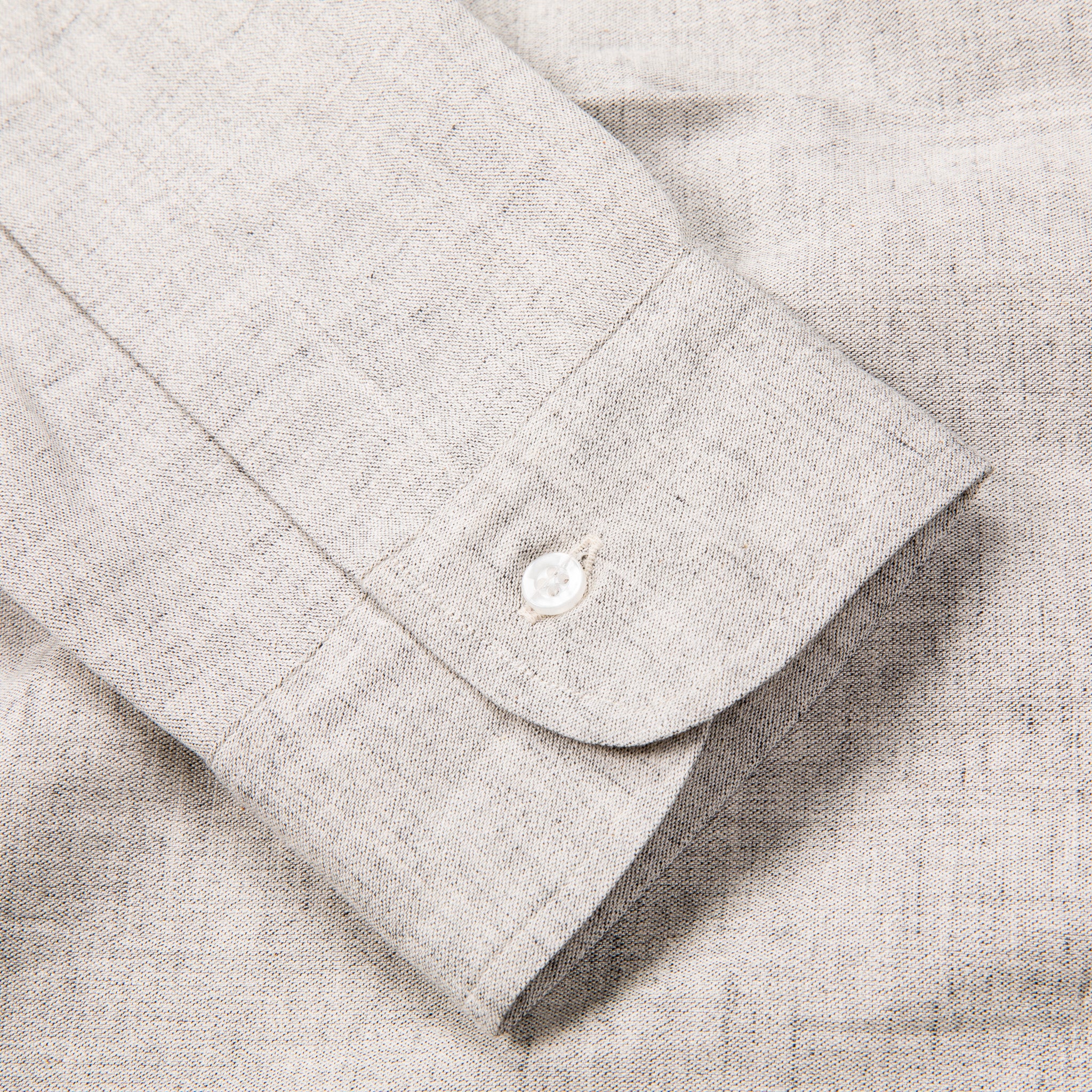 Far East Manufacturing Chambray Button-down Shirt Heather Grey