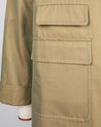 Cohérence Corb II Coat Gabardine Green
