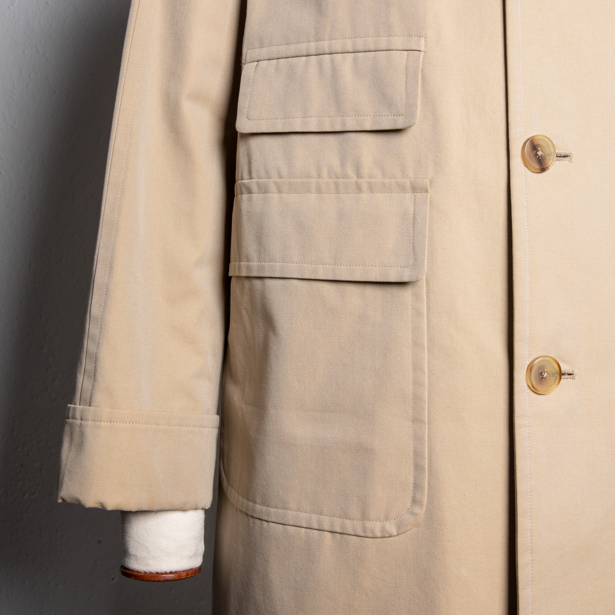 Cohérence Corb II Coat Gabardine Beige