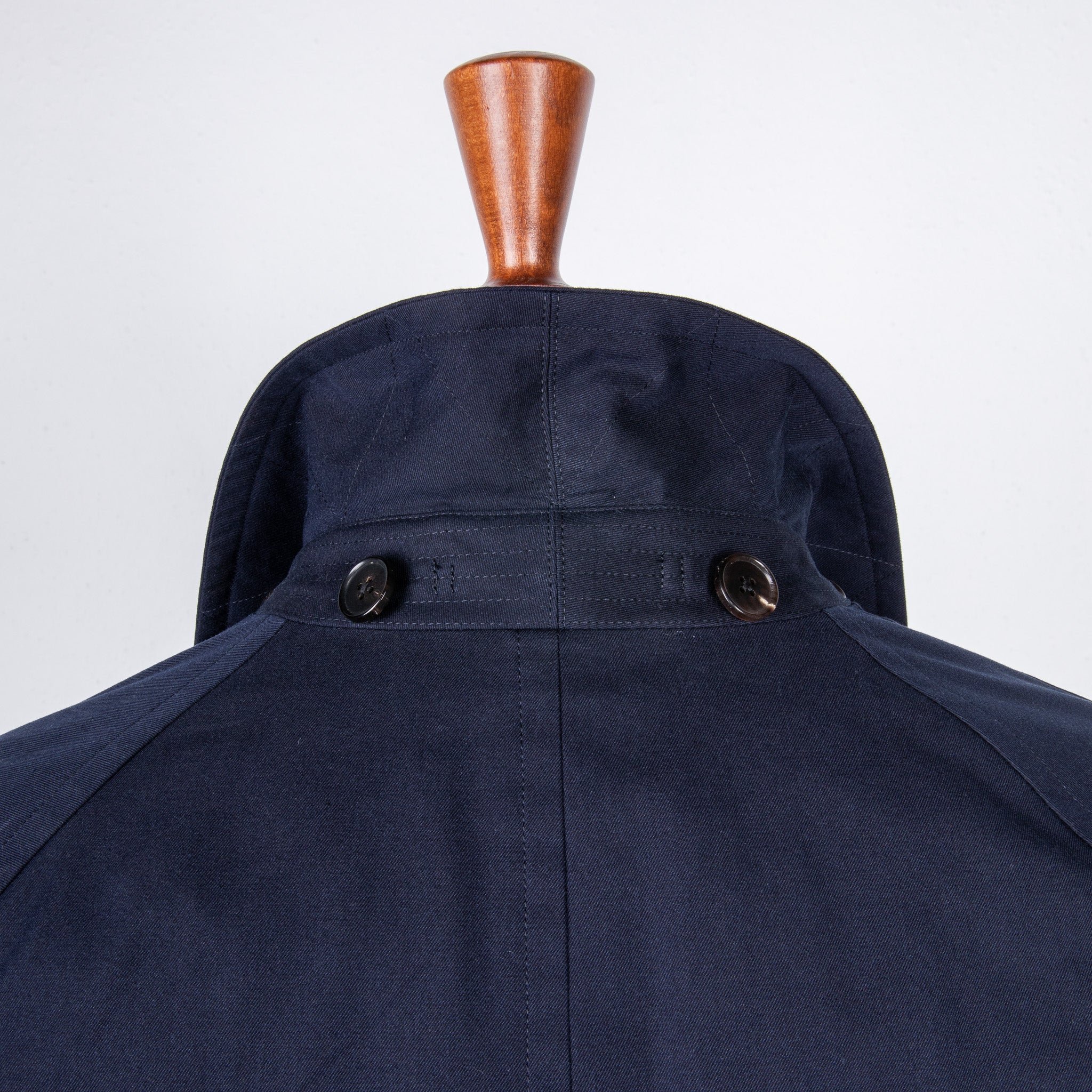 Cohérence Corb II Coat Gabardine Dark Blue