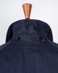 Cohérence Corb II Coat Gabardine Dark Blue