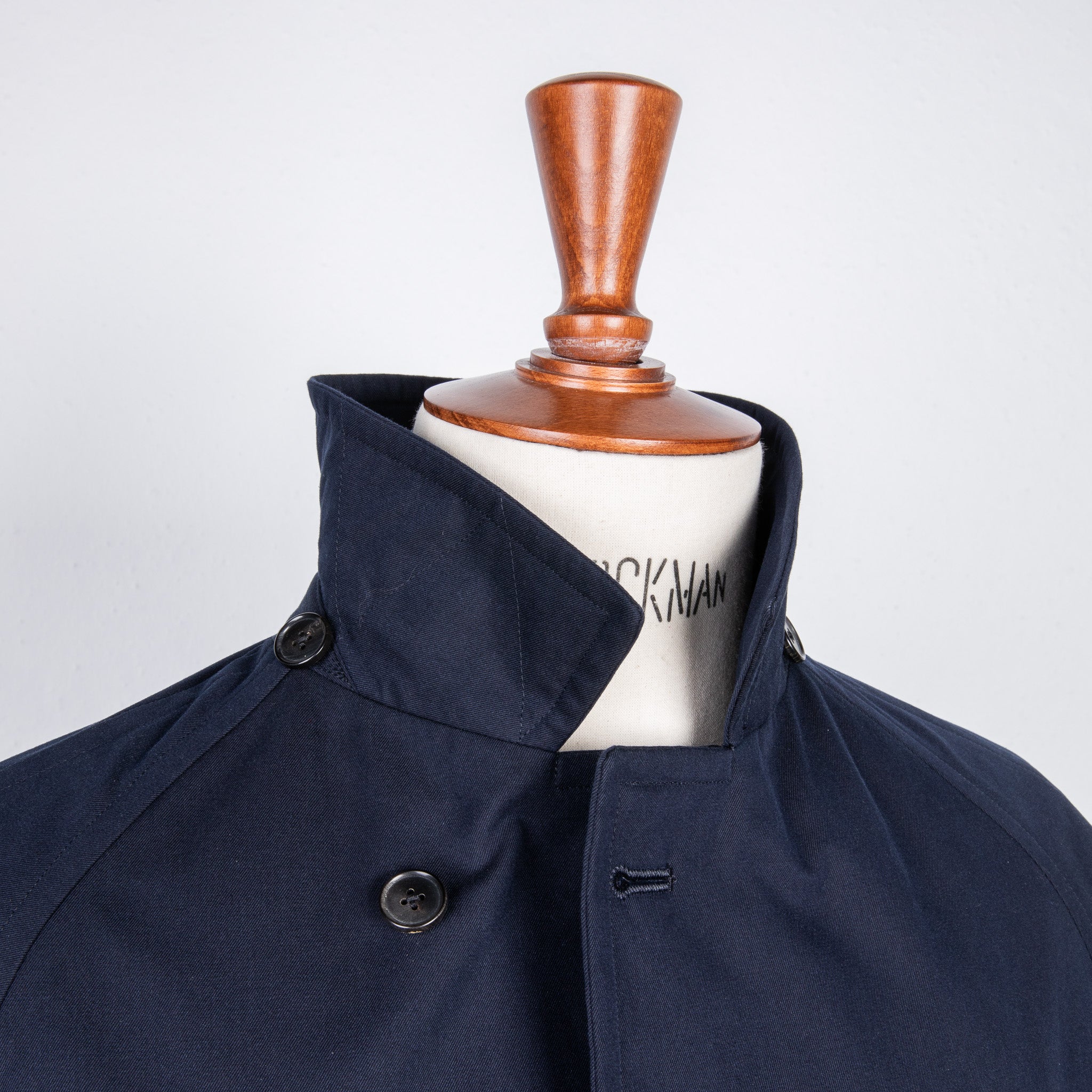 Cohérence Corb II Coat Gabardine Dark Blue