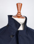 Cohérence Corb II Coat Gabardine Dark Blue