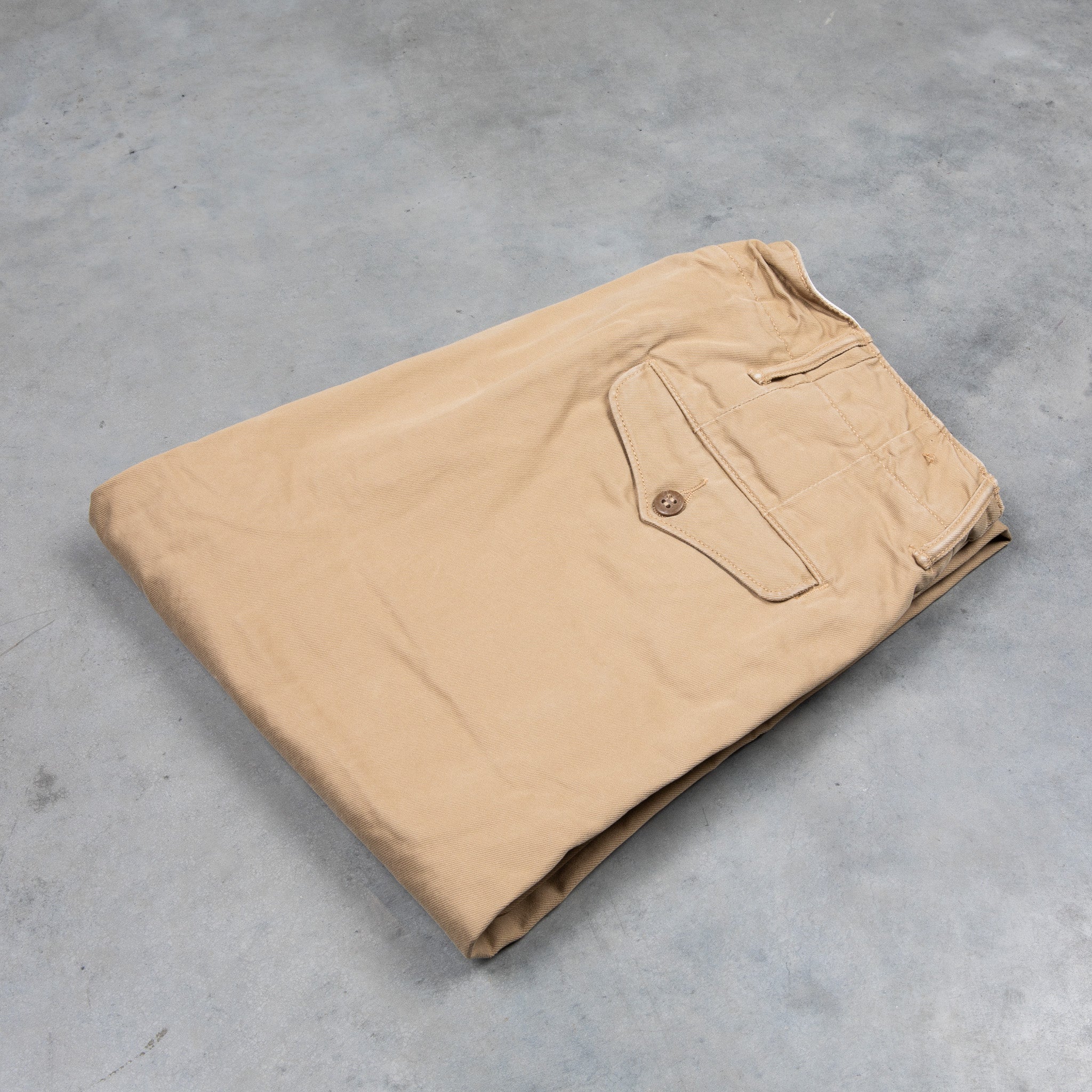 RRL Officer´s flat pant new military khaki