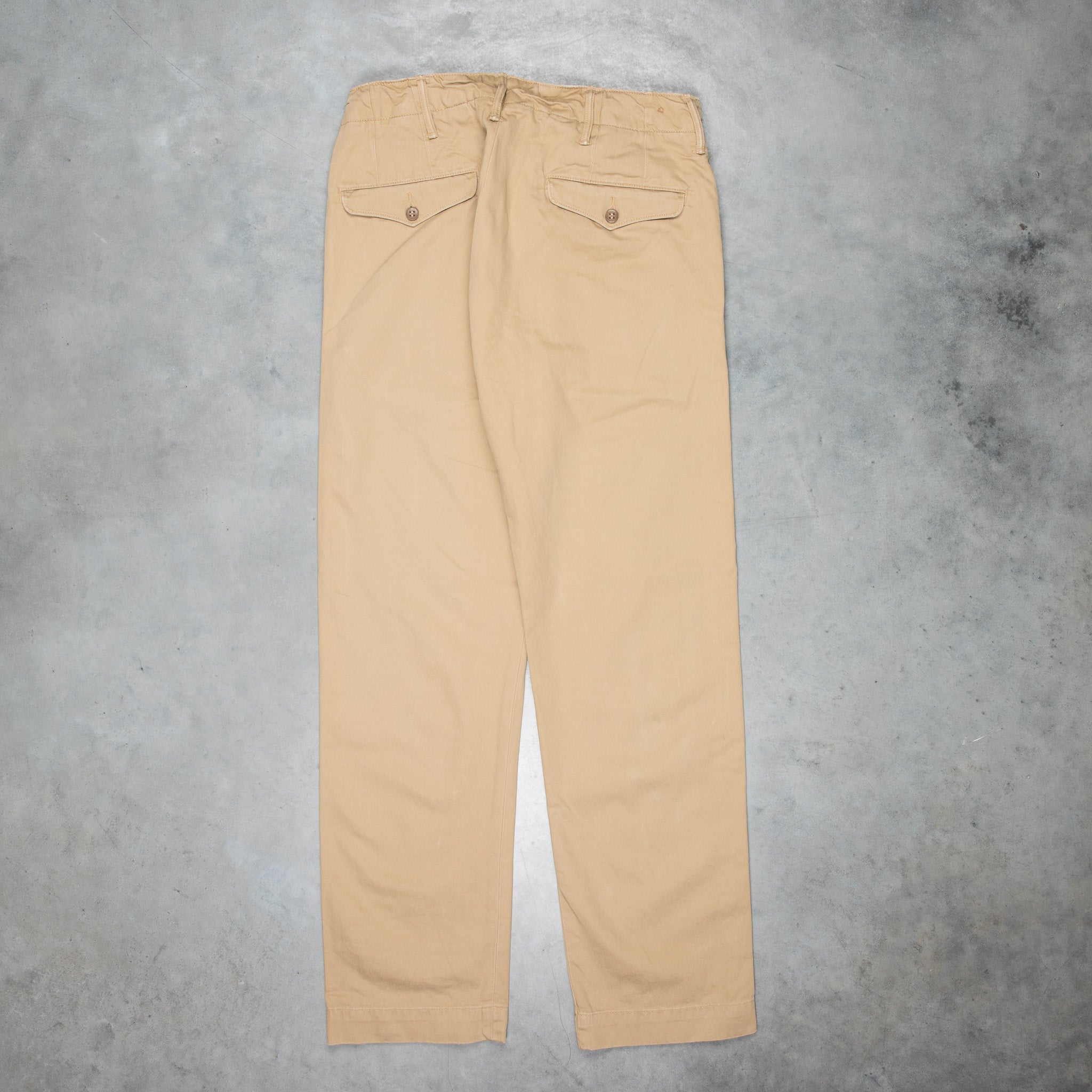 RRL Officer´s flat pant new military khaki