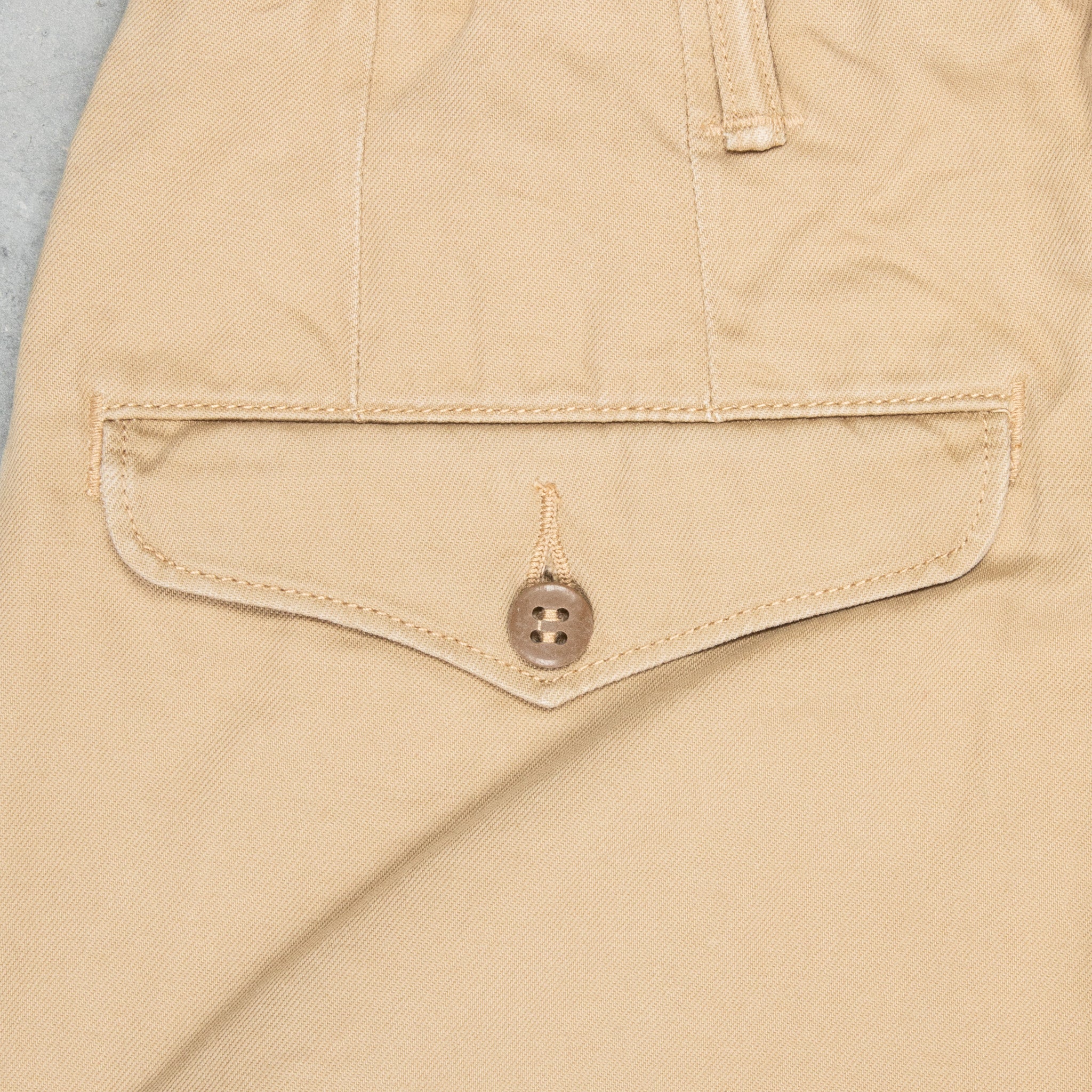 RRL Officer´s flat pant new military khaki