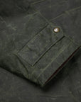 Manifattura Ceccarelli Rain Caban Wax Cloth Dark Green