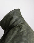 Manifattura Ceccarelli Rain Caban Wax Cloth Dark Green