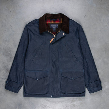 Manifattura Ceccarelli Rain Caban Wax cloth Navy