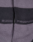 Buco Striped Action Socks Gray/Black