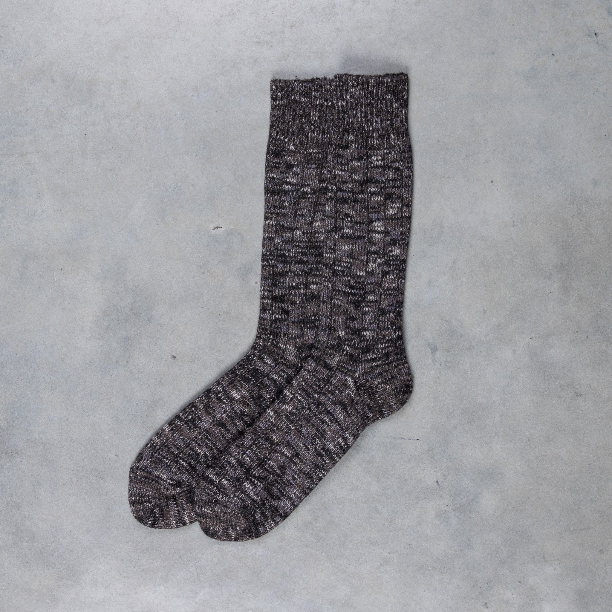 The Real McCoy&#39;s Outdoor &#39;Camp&#39; Socks Wool Charcoal