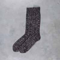 The Real McCoy's Outdoor 'Camp' Socks Wool Charcoal
