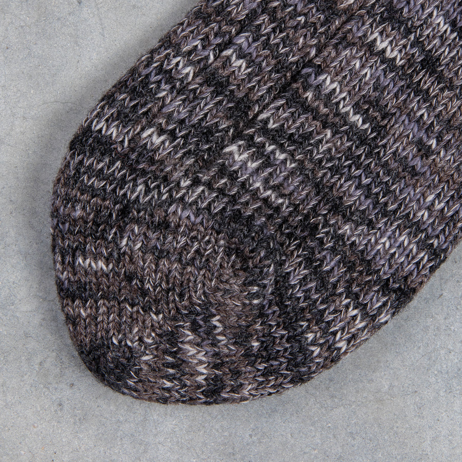 The Real McCoy's Outdoor 'Camp' Socks Wool Charcoal