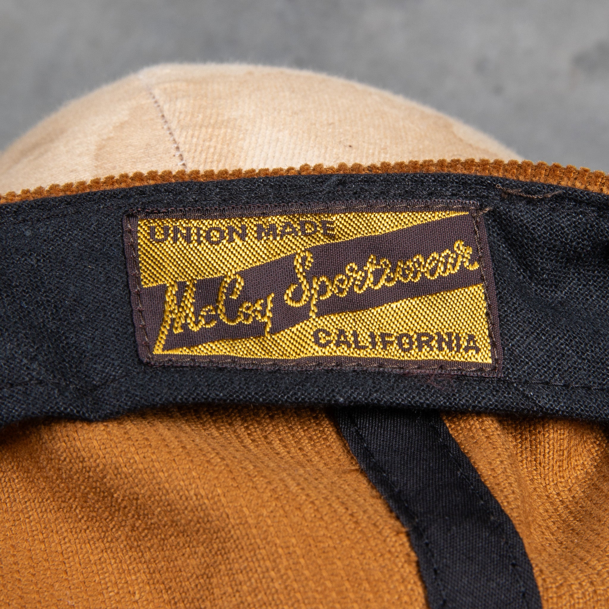 The Real McCoy&#39;s Five-Panel Corduroy Cap 